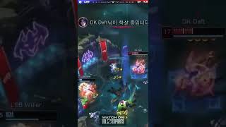 DK Deft 1v4 outplay         #shorts #short  #lck  #deft #drx  #faker  #leagueoflegends  #esports