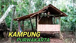 PEMBURU KAMPUNG PURWAKARTA, MENIKMATI SUASANA ALAM PEDESAAN, RUMAH TENGAH HUTAN