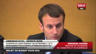 Les matins du sénat - Audition d'Emmanuel Macron, ministre de l'Économie