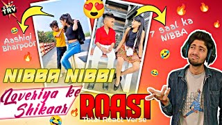 NIBBA NIBBI KI PREM KAHANI || 7 Saal ke Nibba Nibbi roast || Funny roast || Total React Verse #roast