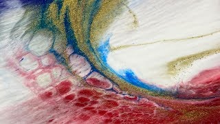 Artapalooza Results Red White and Blue Theme | Resin Lazy Susan | 246