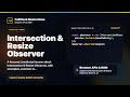 Intersection & Resize Observer Explained | FullStack Masterclass JavaScript Course