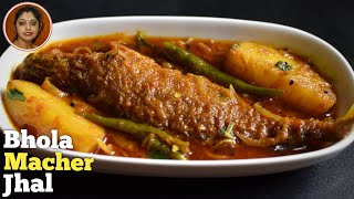 সেরা স্বাদের ভোলা মাছের ঝাল রেসিপি | Bhola Macher Jhal | Bhola Macher Recipe | Bengali Fish Recipe