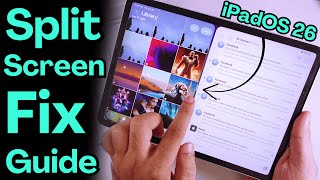 How to Fix Split Screen Not Working on iPad in iPadOS 26 | Use Split View
