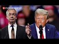 'Rebel' Nigel Farage gets special mention from Donald Trump