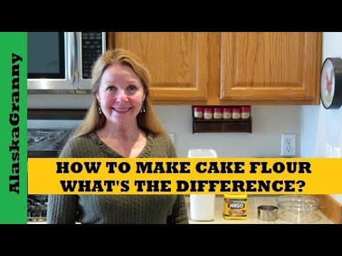 How To Make Cake Flour - All Purpose Flour What's The Difference ...