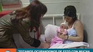 Cristina Fernández de Kirchner visita un hospital de Almirante Brown