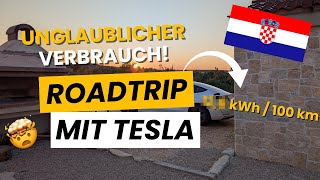 Kroatien-Roadtrip mit Tesla Model 3 (Verbrauch, Kosten, Laden, Vergleich mit Verbrenner)