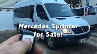 2011 Mercedes Sprinter For Sale 12-16 Passenger Van 2500 170 Apple TV Auto Door