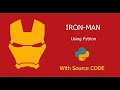 Draw Iron Man with Python - Tkinter/Turtle Module | Python Turtle Arts | #shorts #short #ironman