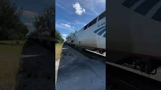 Amtrak Silver Star Northbound Through Palm Beach County, Florida at 79MPH on 10/23/23