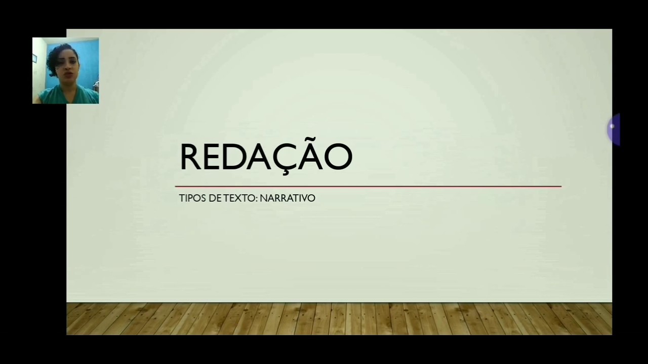 REDAÇÃO - Tipos De Texto: Narrativa - YouTube