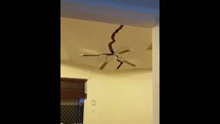 Ceiling Falls On Ceiling Fan
