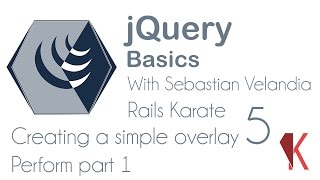 05 - Creating a simple overlay with jQuery - Perform part 1