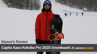 Mason's Review-Capita Kazu Kokubo Pro Snowboard 2020-Snowboards.com