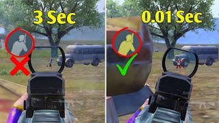 New🔥Tips And Trick 100% Speed Gun ⚡ Dodge the Bullets | Noob 🐼 to Pro🦁 in BGMI/PUBG MOBILE😱