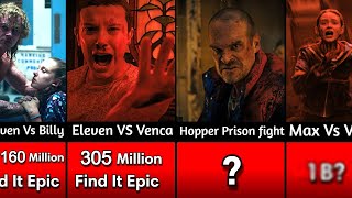 Comparison: Most Epic Fights In Stranger Things
