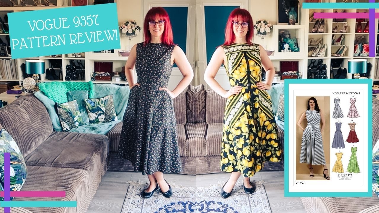 Vogue 9357 :: Pattern Review & Twirls :: My New Favourite Dress! ( I ...