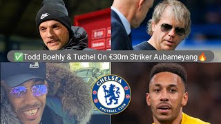 ✅ Todd Boehly & ThomasTuchel  On €30M Striker Aubameyang  Arrival 🔥