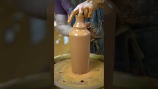 Collaring a ceramic vase #art #handmade #potteryvase #mfdoom