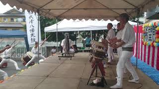 希望館 納涼祭 2018 神龍我峰八幡太鼓 陣太鼓