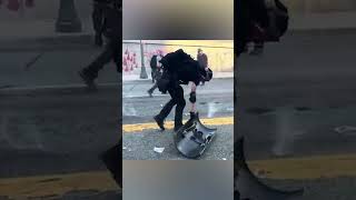 ‘No Kings’ Protests Turn Violent In LA #shorts
