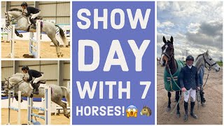 A SHOW VLOG - Join me at a show with 7 horses!