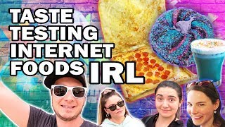 🍕Eating Internet Foods ft. SimplyNailogical and SafiyaNygaard