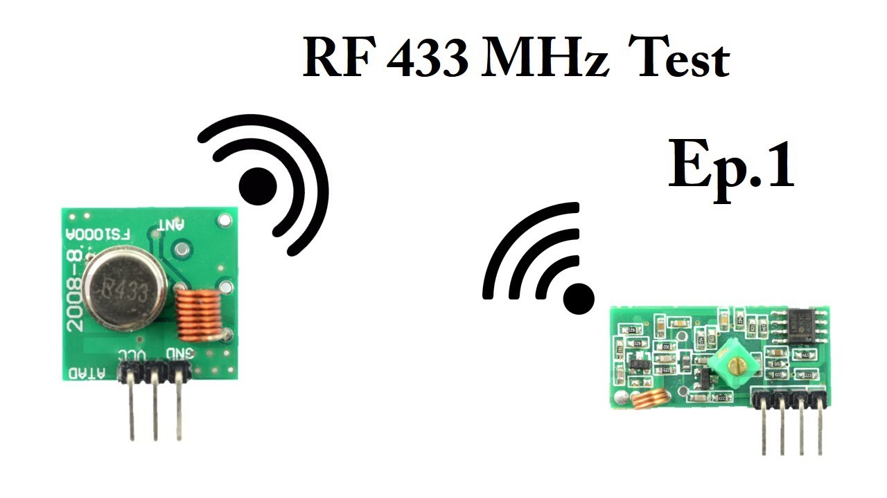 RF 433 MHz รับ-ส่ง เบื้องต้น Ep.1 - YouTube