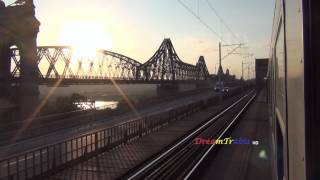 Crossing the Bridge at Cernavoda, 08.2015, DreamTrains HD, Train, Tren