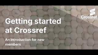 Getting started at Crossref webinar held on 11 Feb 2026