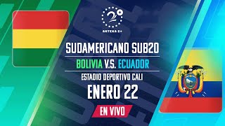 BOLIVIA VS ECUADOR SUDAMERICANO SUB 20 EN VIVO