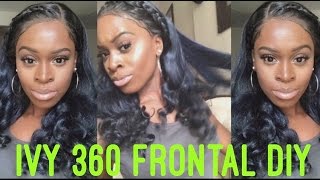 IVY DEAR 360 PRE-PLUCKED FRONTAL DIY Hot Beauty Hair (Aliexpress)