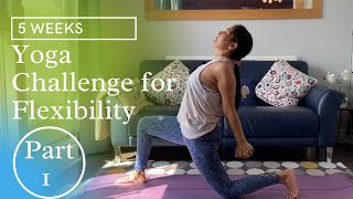 5 weeks Yoga Challenge for Flexibility || 10 min Yoga Part #1- Full Body Stretch