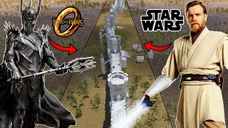 Every CLONE WARS Army VS Every LORD OF THE RINGS Army! - UEBS 2: Ultimate Epic Battle Simulator 2