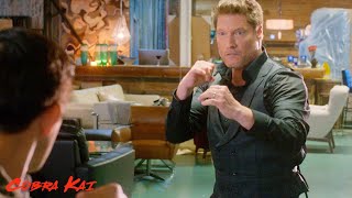 Mike Barnes vs Chozen Fight Scene [2K] | Cobra Kai Season 4