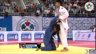 Judo 2014 Grand Prix Ulaanbaatar: Davaadorj (MGL) - Takajo (JPN) [-66kg] final