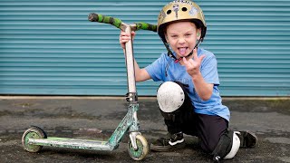 WORLD'S BEST 6 YEAR OLD SCOOTER RIDER!