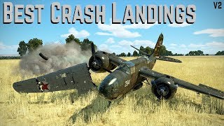 Greatest Crash Landing Compilation V2 - Realistic Flight Simulator IL-2 Sturmovik BoS