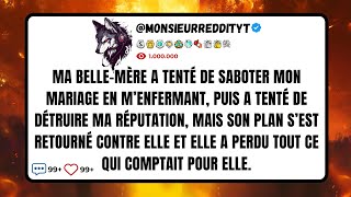 Ma Belle-Mère a Tenté de Saboter Mon Mariage en M'Enfermant, Puis a Tenté de Détruire Ma...