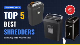 Protect Your Identity! Top 5 Best Paper Shredders for Home Office (2026)
