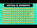 🔍🤔 ¿puedes encontrar el emoji diferente desafío visual de observación 👀✨