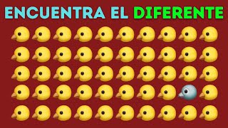 🔍🤔 ¿Puedes Encontrar el Emoji Diferente? Desafío Visual de Observación 👀✨