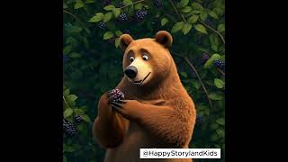 Animated Kids Story: Pip the Bird and Barnaby the Bear Pick Berries! (Friendship \u0026 Sharing)