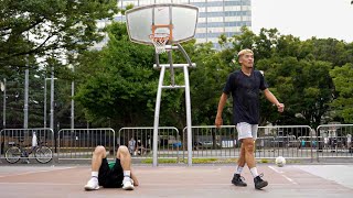 【basketball】試合前なのに後輩にしつこくバスケさせられた日。