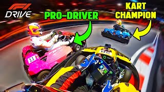 Racing at F1’s KART Track with PRO Drivers (can I win?)