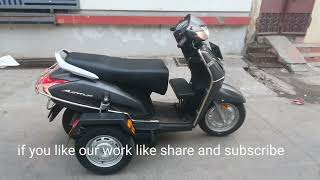 HONDA ACTIVA 6G MODIFIED BY BAJEE AND SONS MOBILITY VIJAYAWADA ANDHRA PRADESH PH 98484-58025.