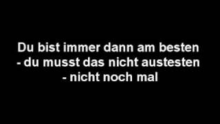 Die Ärzte - Lied vom scheitern / Lyrics