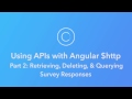 Ionic Creator Tutorials // Using APIs with Angular $http // Part 2