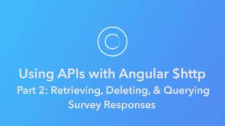 Ionic Creator Tutorials // Using APIs with Angular $http // Part 2